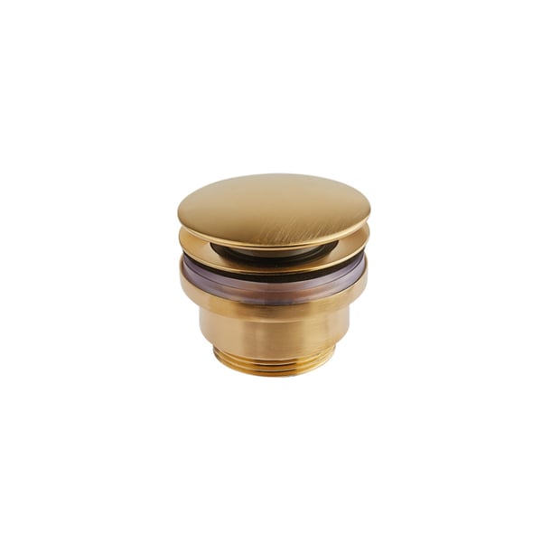 Μπαταρία νιπτήρος εντοιχισμού 2 οπών Slim Brushed Gold 500045-201